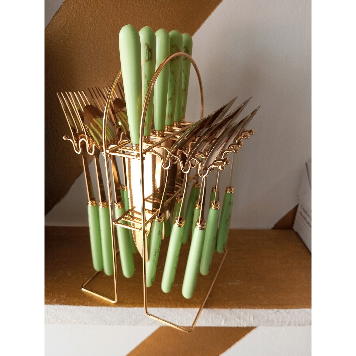 CUILLÈRE PLAQUÉE OR - Photo 2