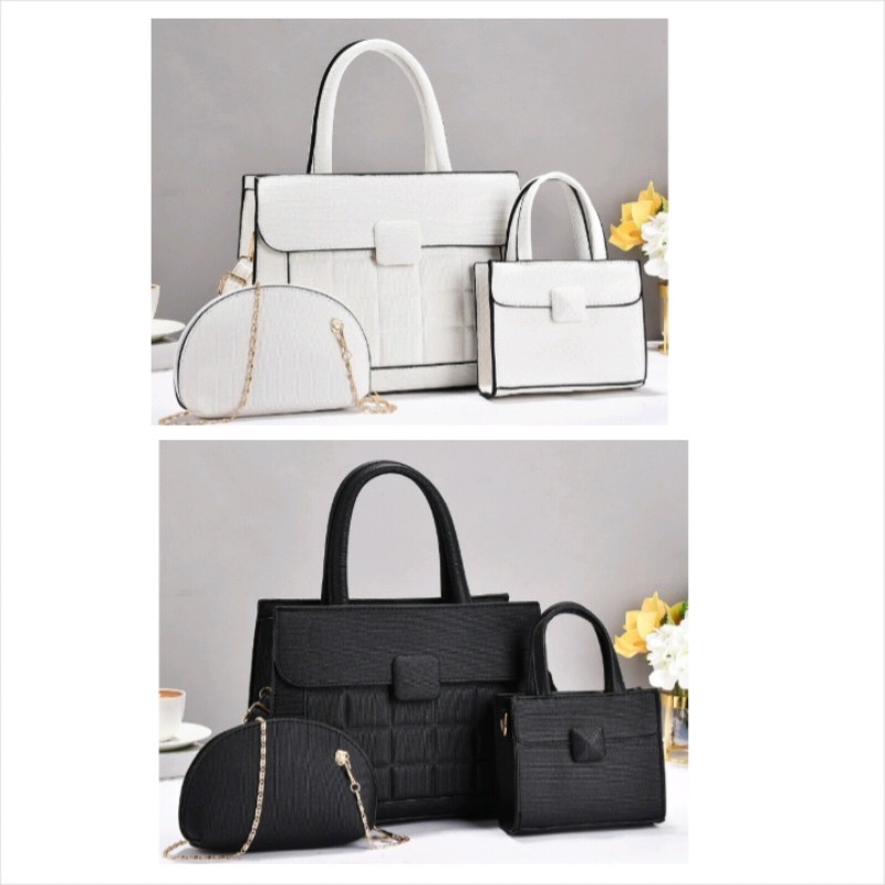 Ensemble Sac à Main Dame 3in1-- Haut De Gamme 