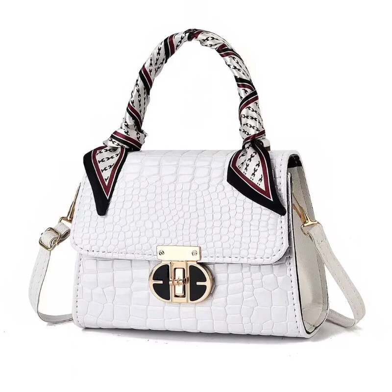 Sac En croco Chic Avec Bandana