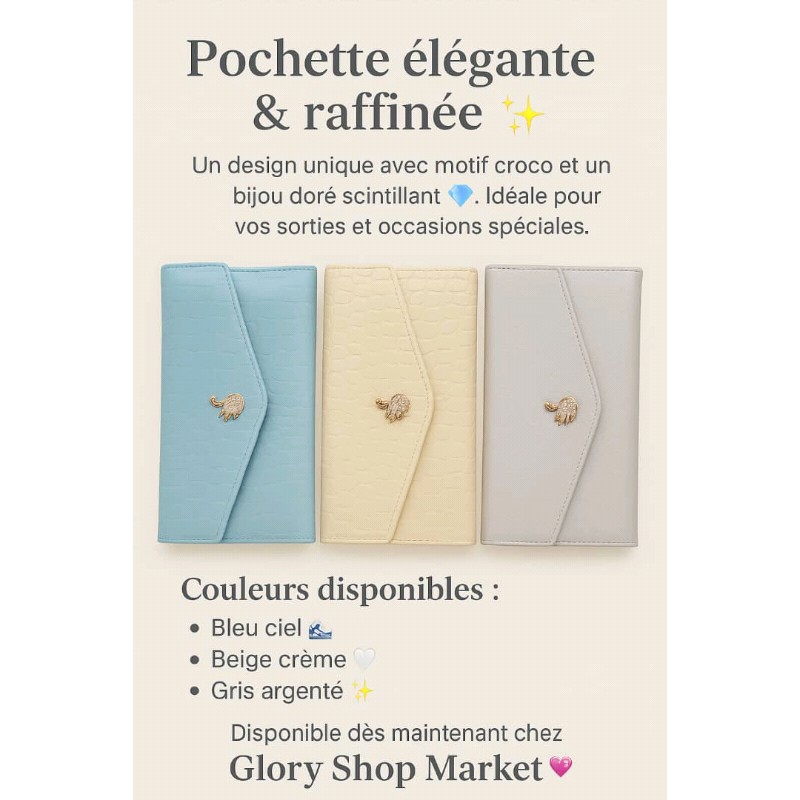 Pochettes Multifonctions Croco - Photo 2