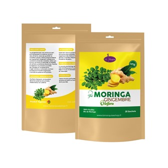 Thé Moringa gingembre