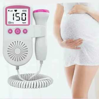 Echo doppler foetal portable