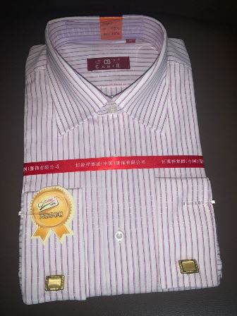 Chemise manche longue à rayures