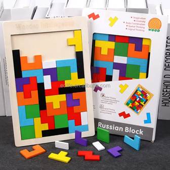 Jeux puzzle en bois Russian blocks