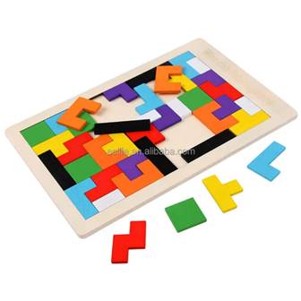 Jeux puzzle en bois Russian blocks - Photo 4