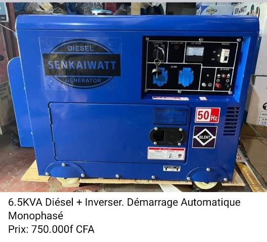 Générateur électrique - 6.5KVA