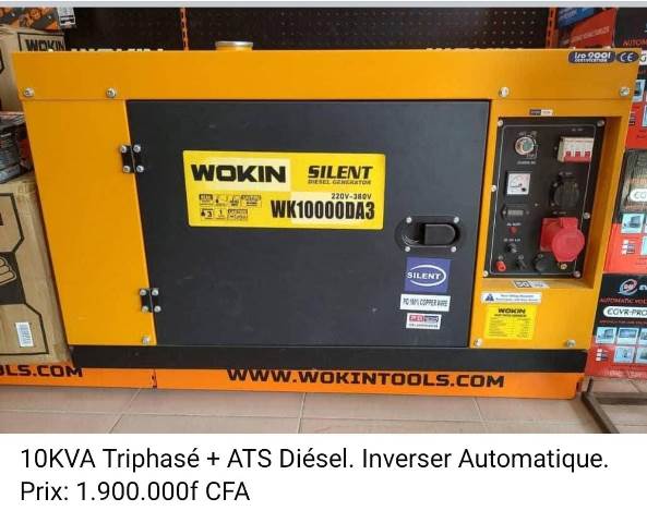 Générateur électrique - 10KVA