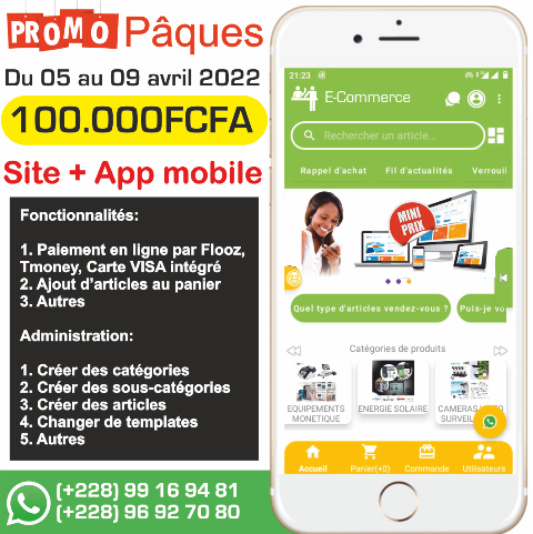 Promo site web  et app mobile de iKel Group sur Assifio